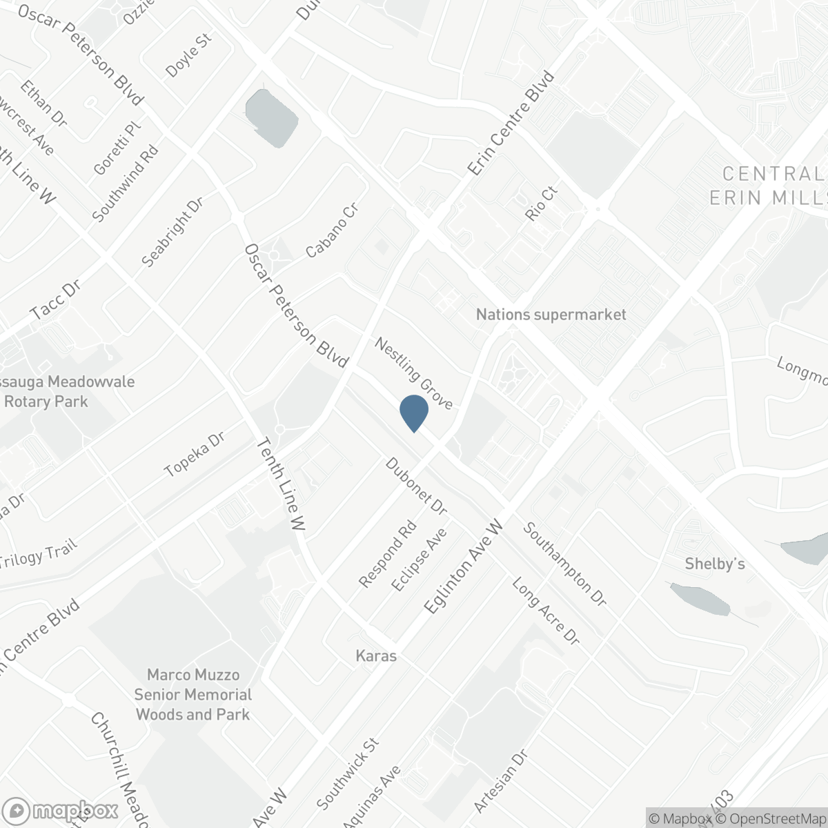 5139 OSCAR PETERSON BOULEVARD, Mississauga, Ontario L5M 7W4